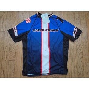 Cannondale Mens Cycling Jersey Top Size S Short Sleeve Half Zip Athletic USA NEW